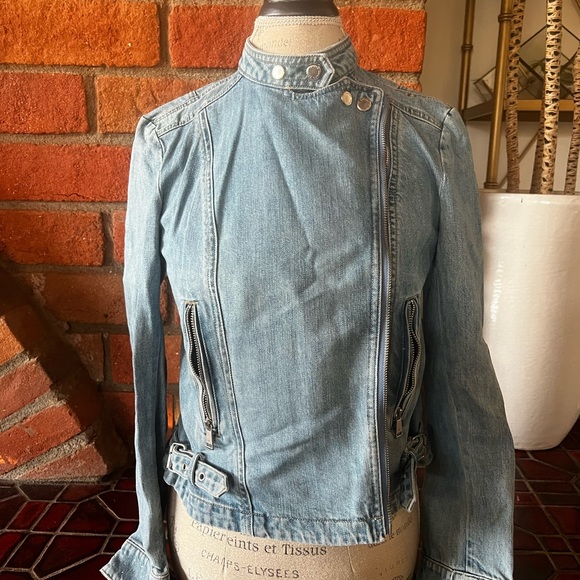 Ralph Lauren - moto denim jacket, 8p - Picture 4 of 10